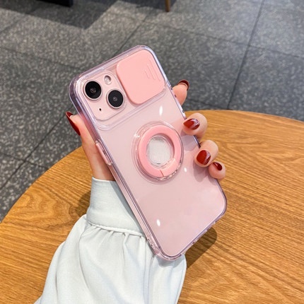 Ốp Lưng Mềm Bảo Vệ Camera Kèm Vòng Nhẫn Cho Iphone 13 Pro Max 12 11 Pro X Xr Xs Max 7 8 Plus Se 2020