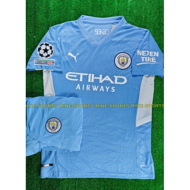 Hàng Thailand Bộ áo bóng đá MC ( Manchester City ) Super hàng thailand 2021-2022 Giống thi đấu