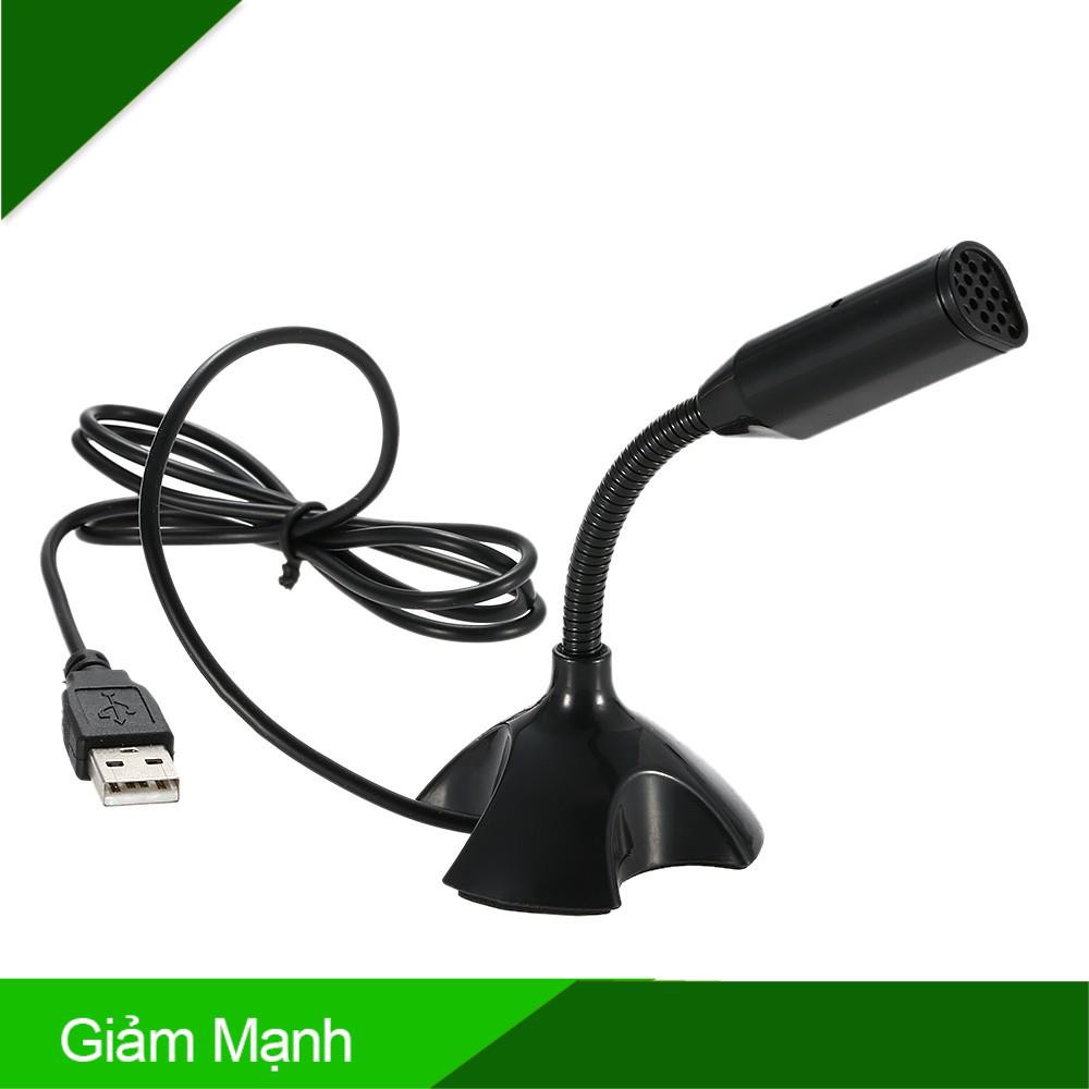(Giảm Mạnh) Microphone thu âm với thiết kế quay 360 độ kết nối qua USB tiện lợi cho máy tính/Mac
