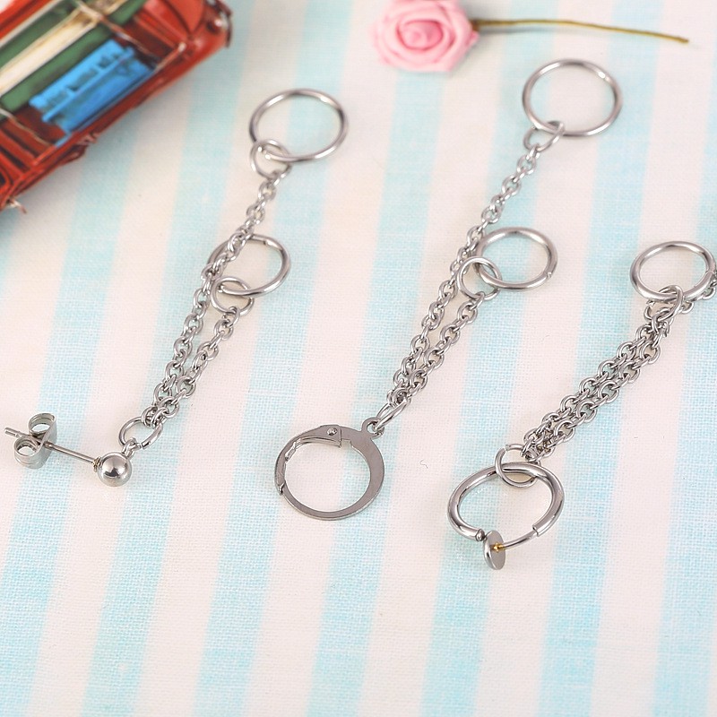 Khuyên tai nam - khuyên nam BTS - bông tai Unisex titan không gỉ