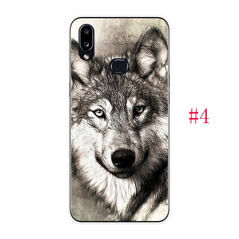 Ốp Điện Thoại TPU Dẻo In Hình Sói Hoang Dã Cho Samsung Galaxy A10S A20S A20E A30S A50S A70S