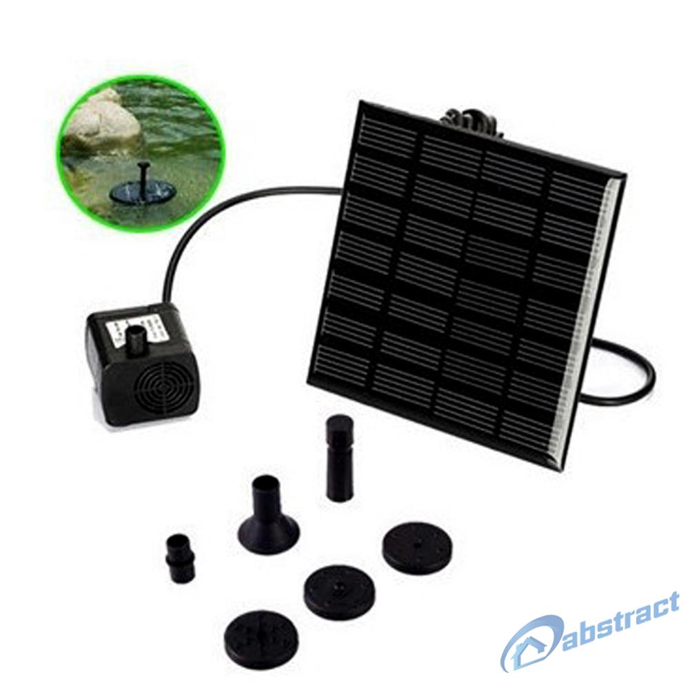 AB Solar Power Fountain Water Pump Panel Kit Pool Garden Brushless Waterpump