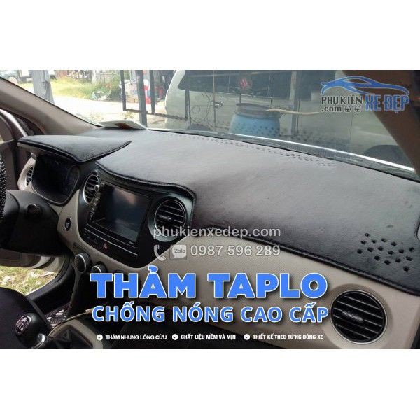 Thảm chống nóng taplo KIA SEDONA chất liệu Nhung Lông cừu 3 lớp chống trượt