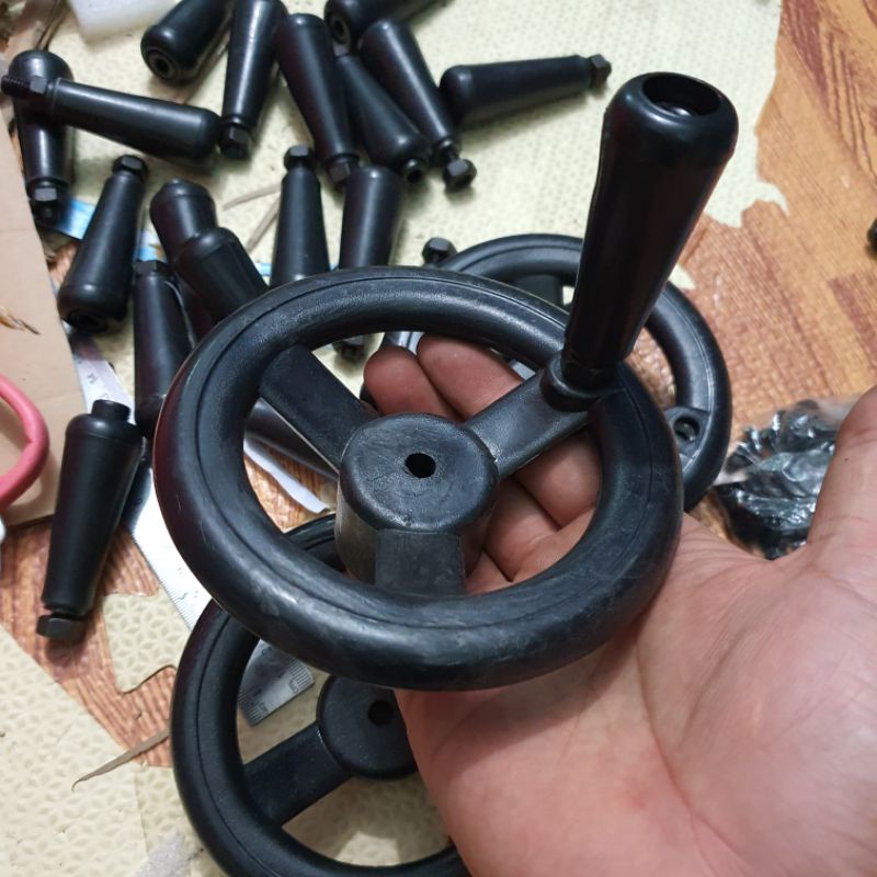 Vô lăng nhựa lõi thép đường kính 120mm