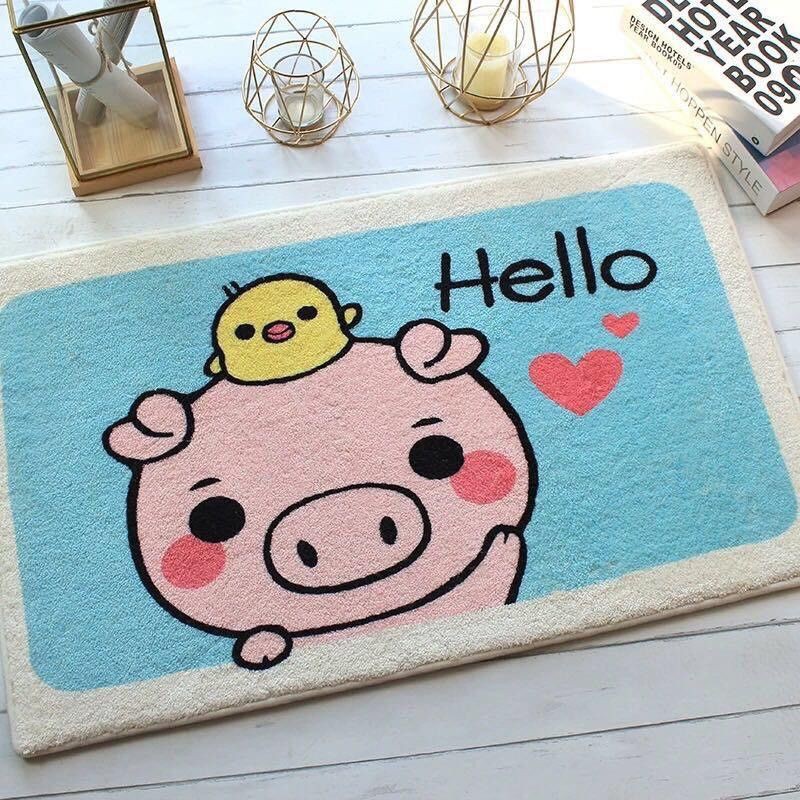 Thảm chân lông len siêu thấm kích thước 40×60cm(ib chọn mẫu)