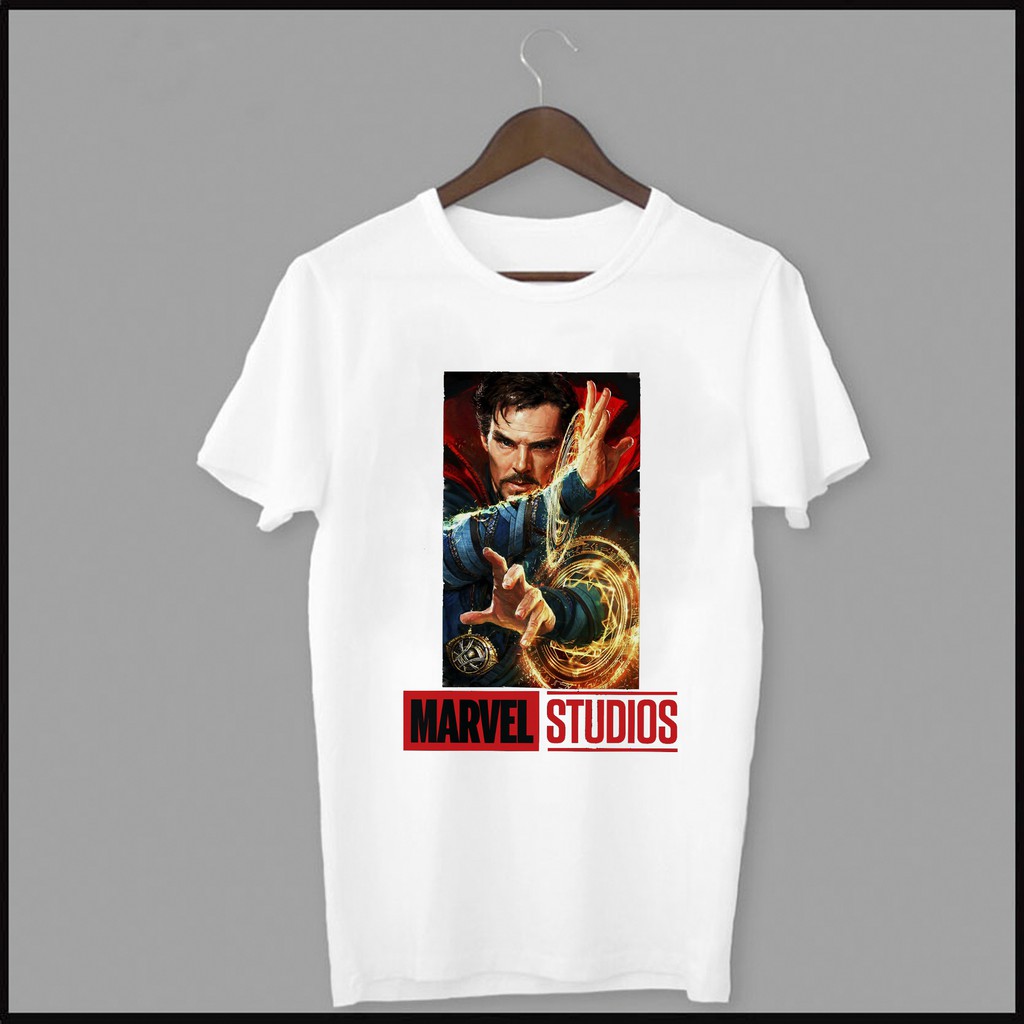 Áo Thun Unisex Vải Cotton Ngắn Tay Hình MARVEL- DR.STRANGE