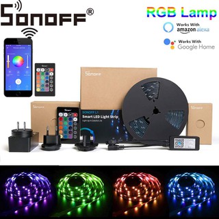 LED L1 - Dải đèn LED thông minh L1 đi kèm với bộ điều khiển WiFi thông minh Sonoff