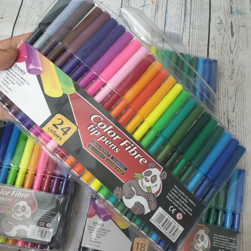 Bộ 12/ 18/ 24 bút dạ màu cho bé tô màu sáng tạo