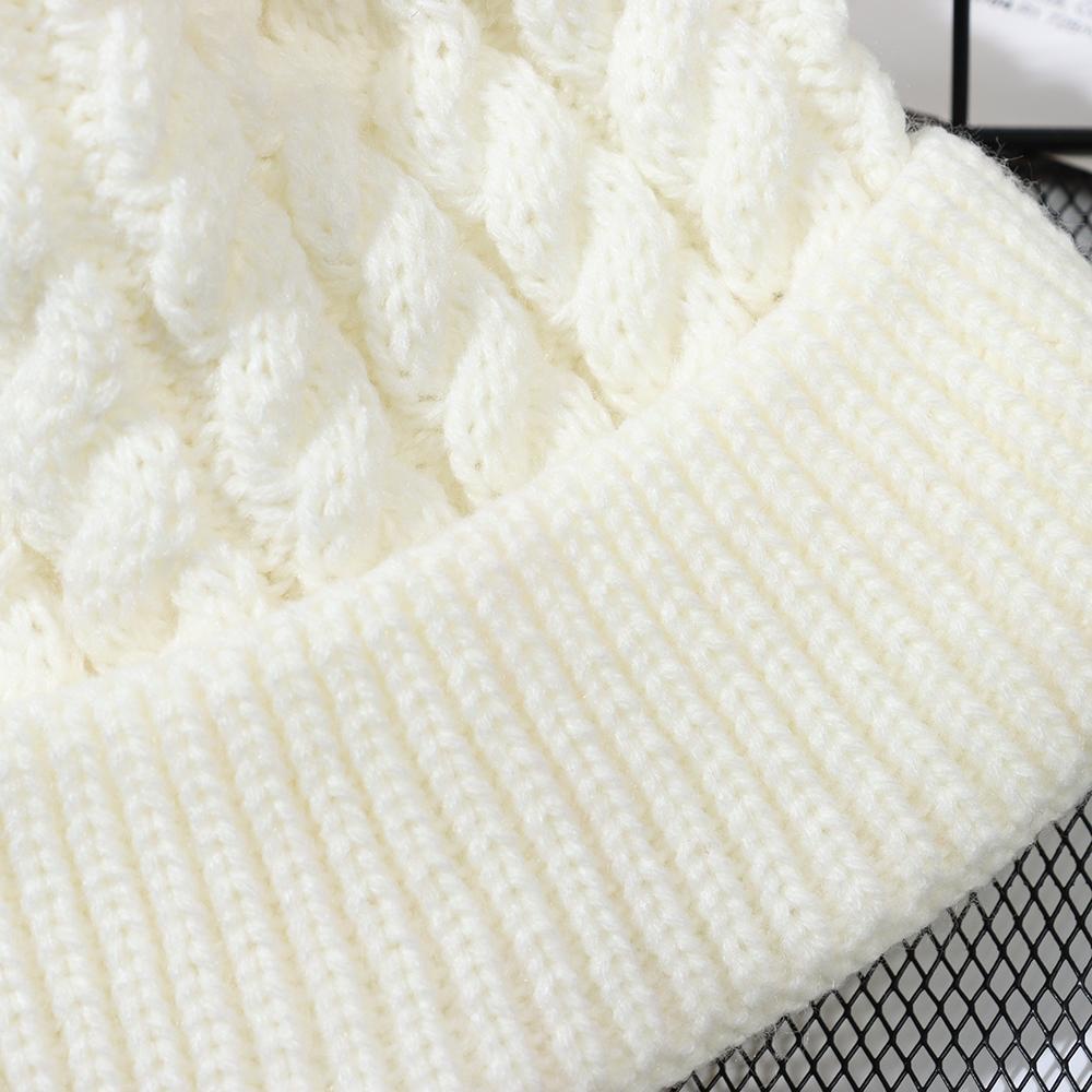 LAYOR1 Layor1 Mũ Dệt Kim Giữ Ấm Mùa Đông Co Giãn Cho Trẻ Em