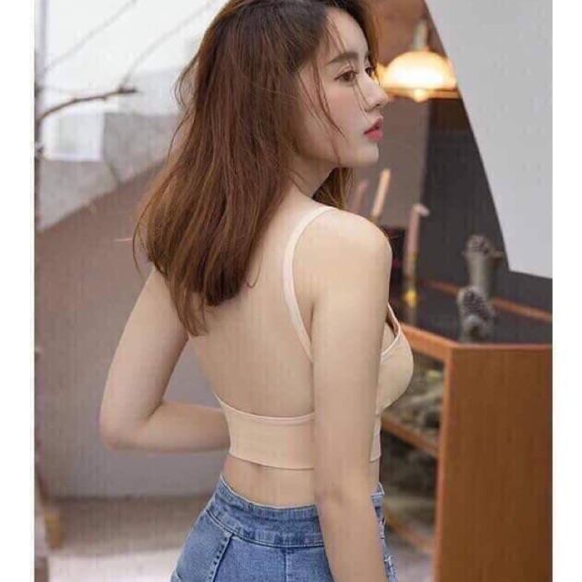 Áo Bra đa năng đệm tháo rời ko gọng Baby Shopping