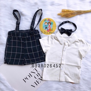 Set yếm nơ cho bé trai