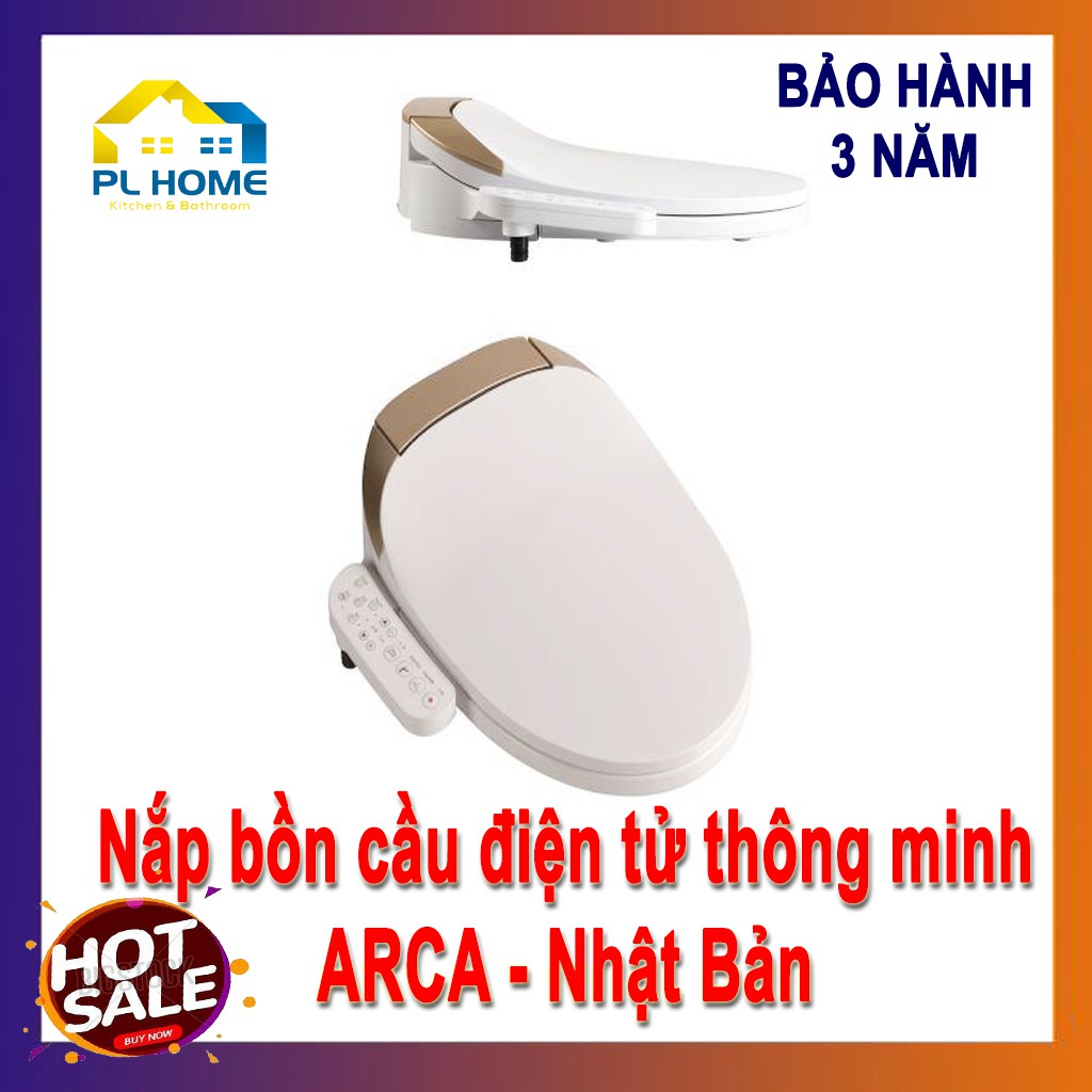 [miễn phí giao hàng] Nắp bồn cầu điện tử thông minh Arca Nhật Bản, đầy đủ chức năng hiện đại, bảo hành 3 năm