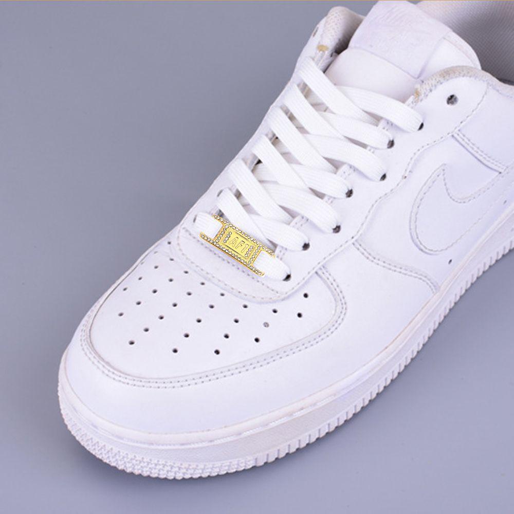 Khóa Dây Giày Đính Đá Chữ Cái AF1 Charms