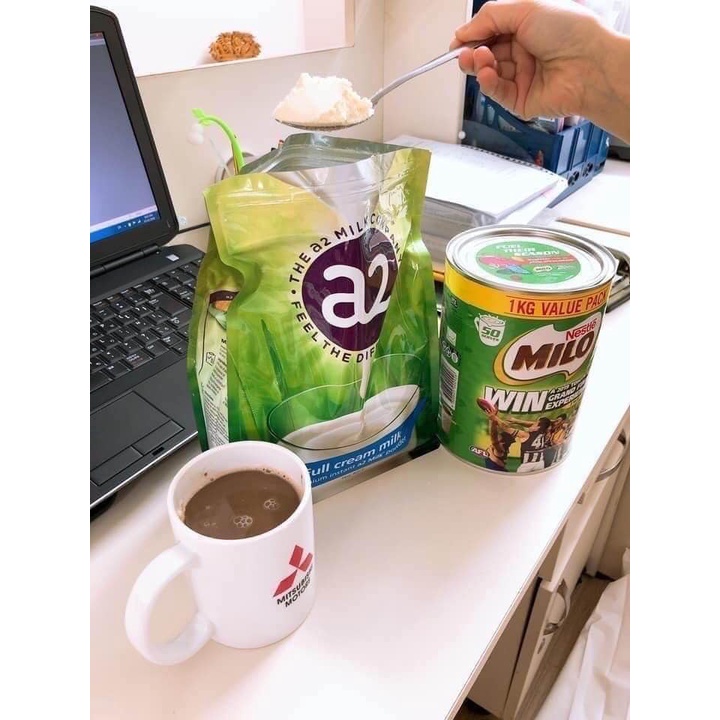 Combo SỮA A2 NGUYÊN KEM MILO 1kg