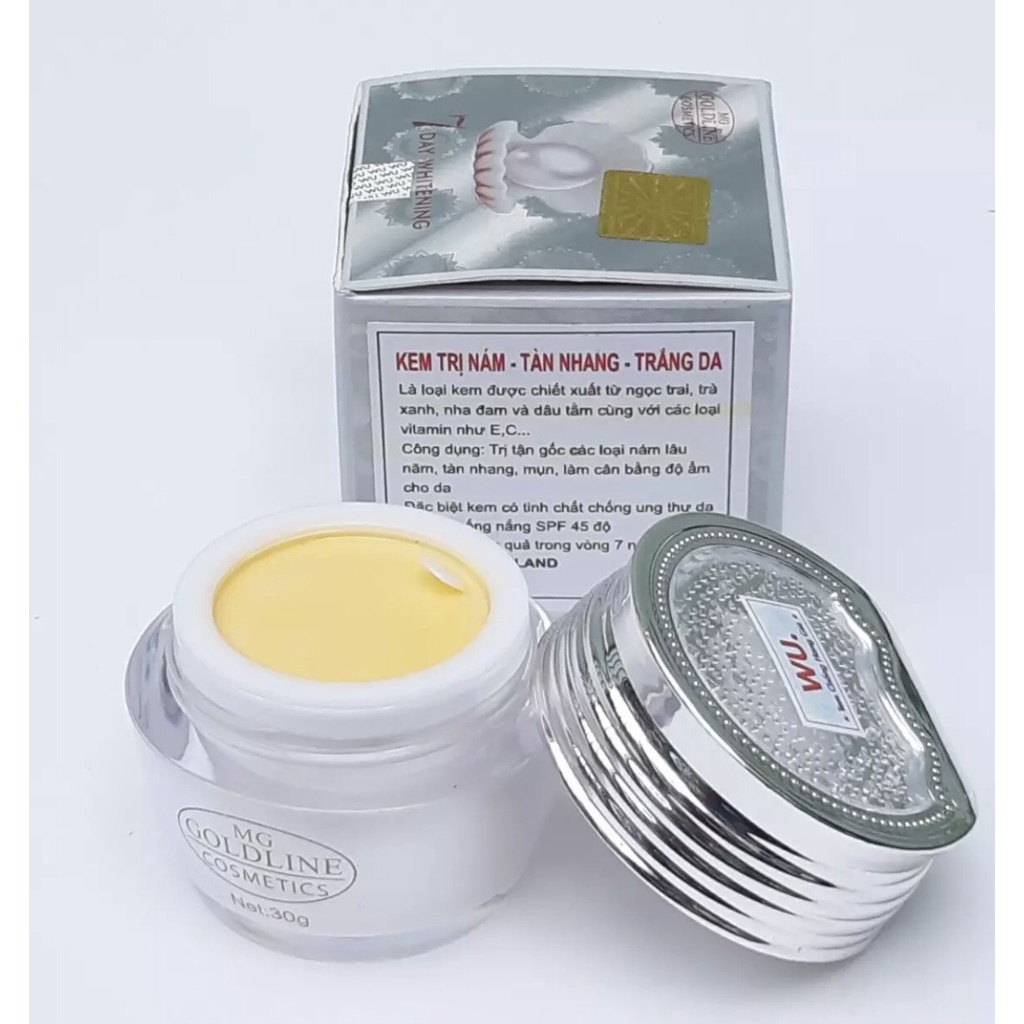 Kem Nám Ngọc Trai Goldline cosmetics dưỡng trắng da, tàn nhang vết thâm – Thái Lan 30g