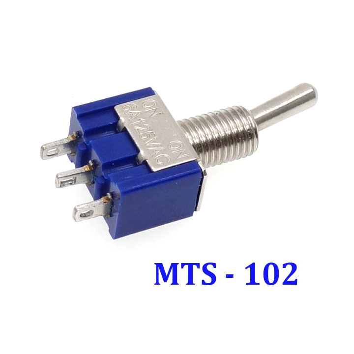 Công tắc gạt MTS-102 6A 220v