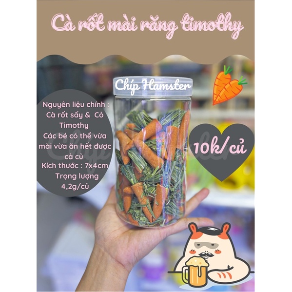 Cà rốt mài răng Timothy 1 củ