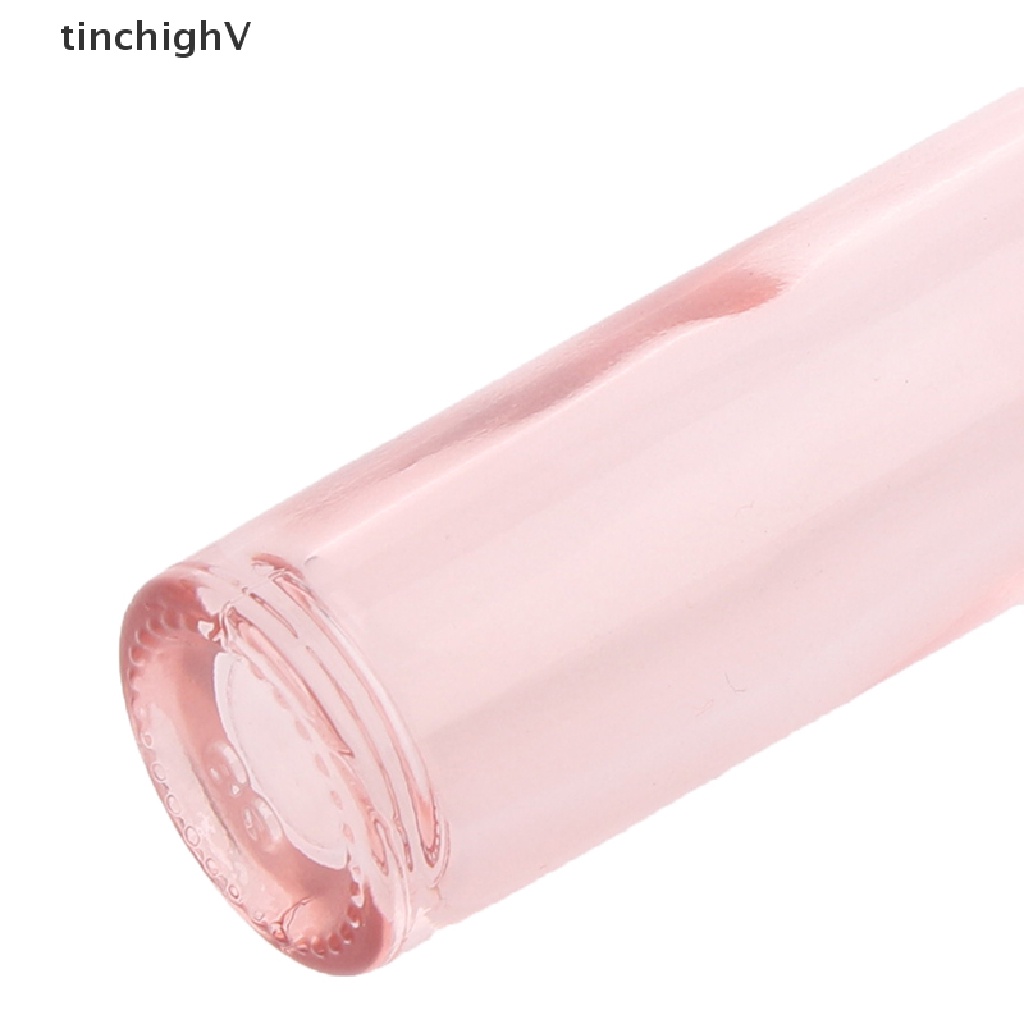 [Hàng mới về] Lọ thủy tinh rỗng đựng nước hoa dạng lăn màu hồng dung tích 10ml