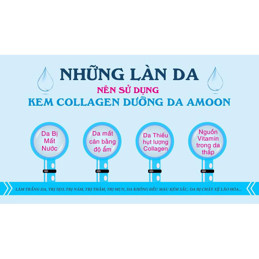 Kem Collagen Trắng Da Amoon – Ocean Lock Whitening Collagen Cream