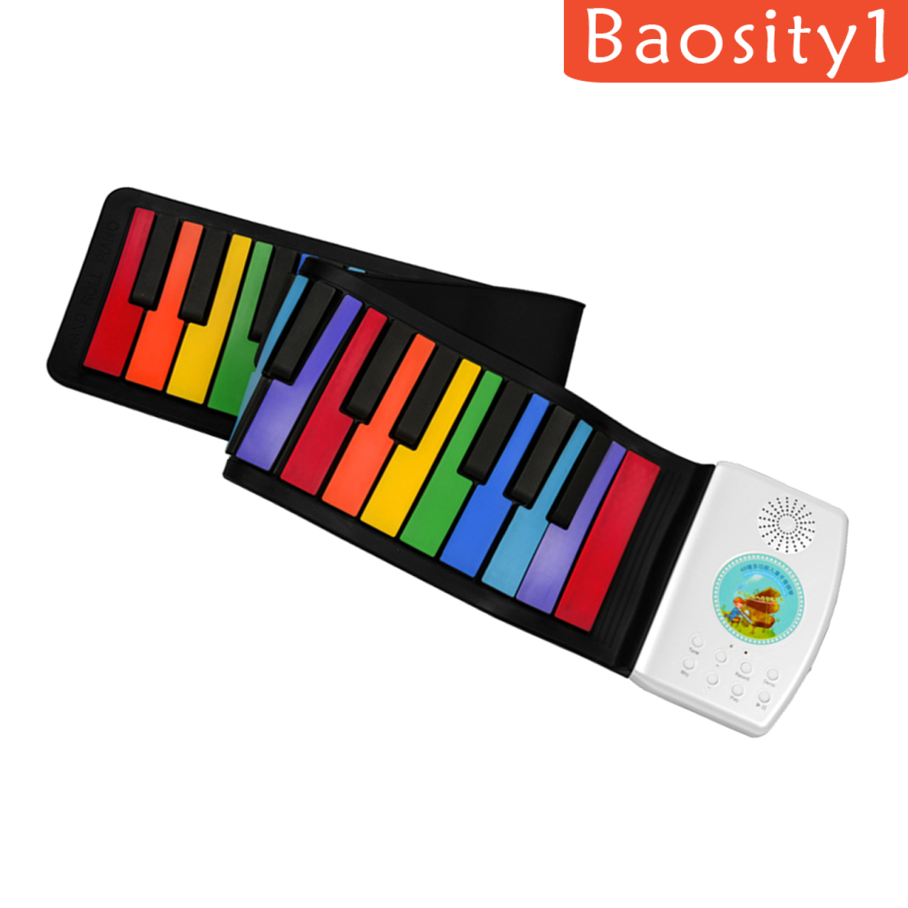 [BAOSITY1]Roll Up Piano Electric Digital Roll Up Keyboard Piano Gifts
