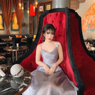👏👏👏[ẢNH THẬT]Váy Lụa Tơ Sống