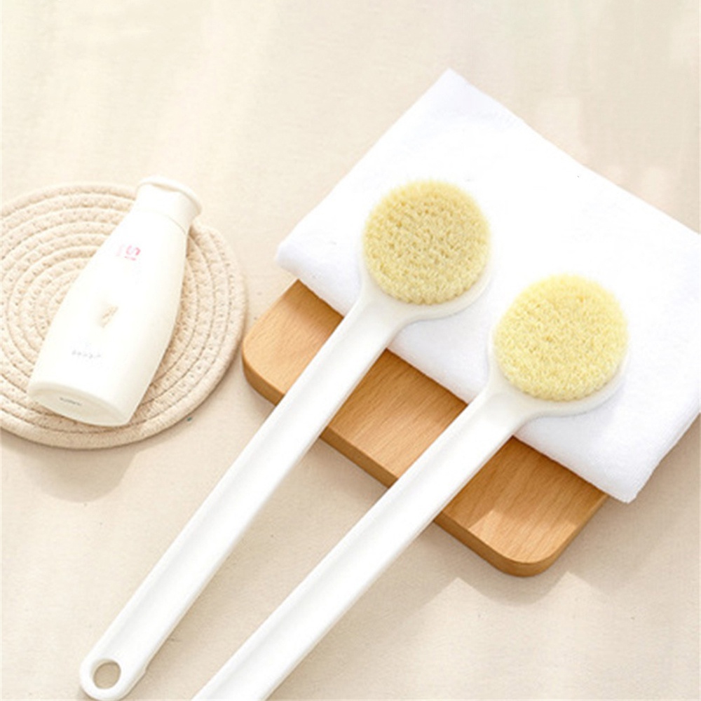 Bàn Chải Chà Lưng Cán Dài Lông Mềm Dùng Cho Nhà Tắm
