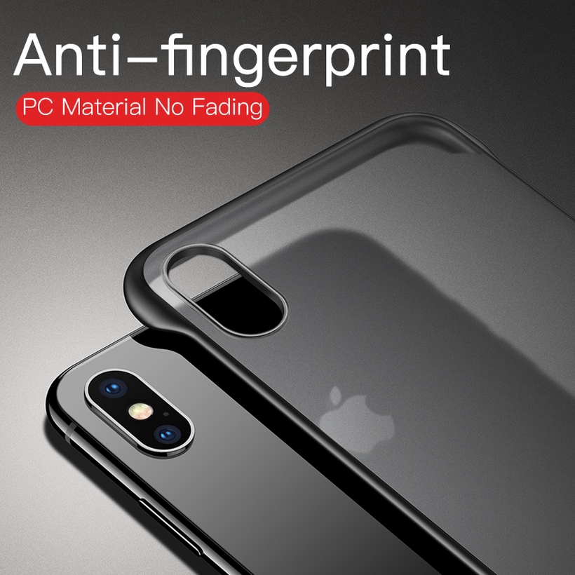 Ốp điện thoại thiết kế không viền có dây móc đeo ngón tay cho Iphone  SE 2020 6 6s 6+ 6s+ 7 8 7+ 8+ X Xs Xr Xsmax