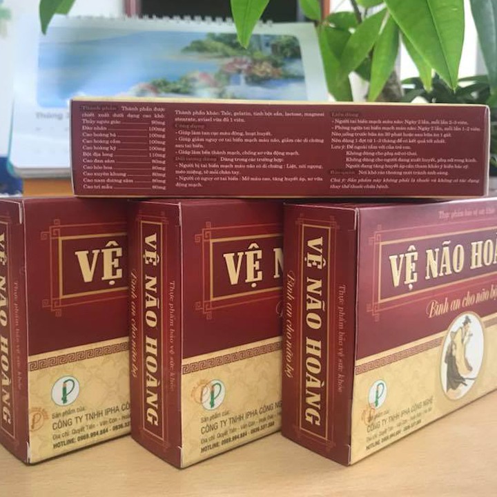 Vệ Não Hoàng - hỗ trợ phòng ngừa và phục hồi di chứng sau tai biến