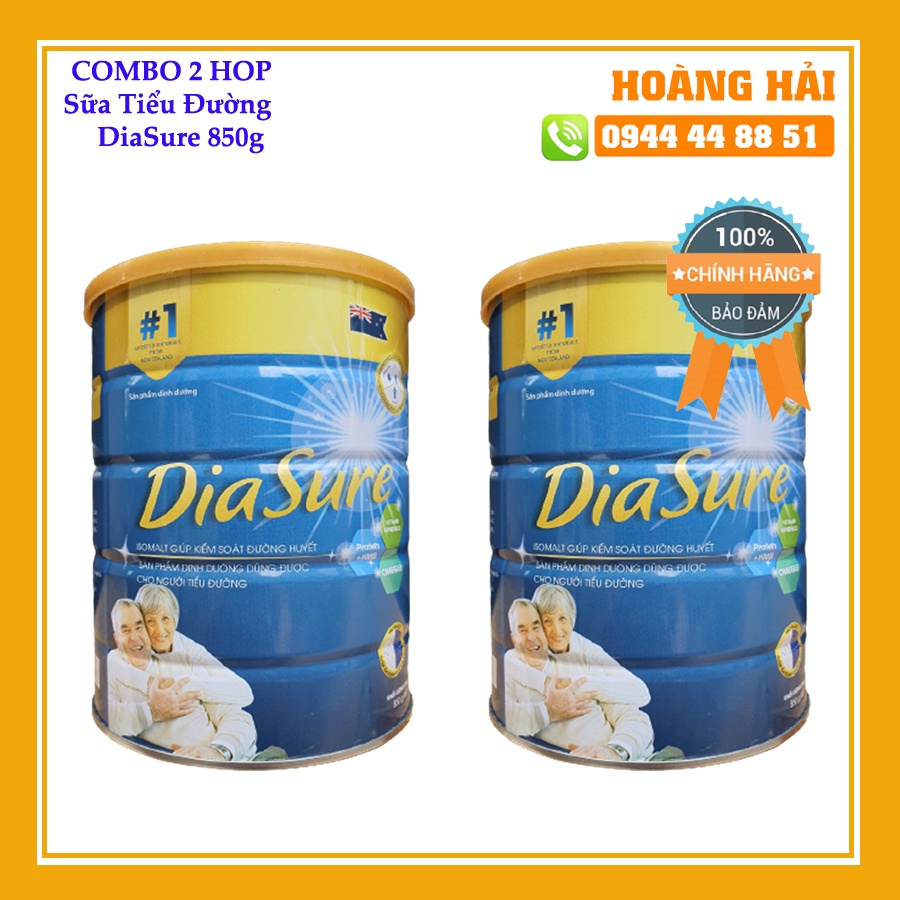 Sữa Diasure 850g Của New Zealand Dành Cho Người Tiểu Đường