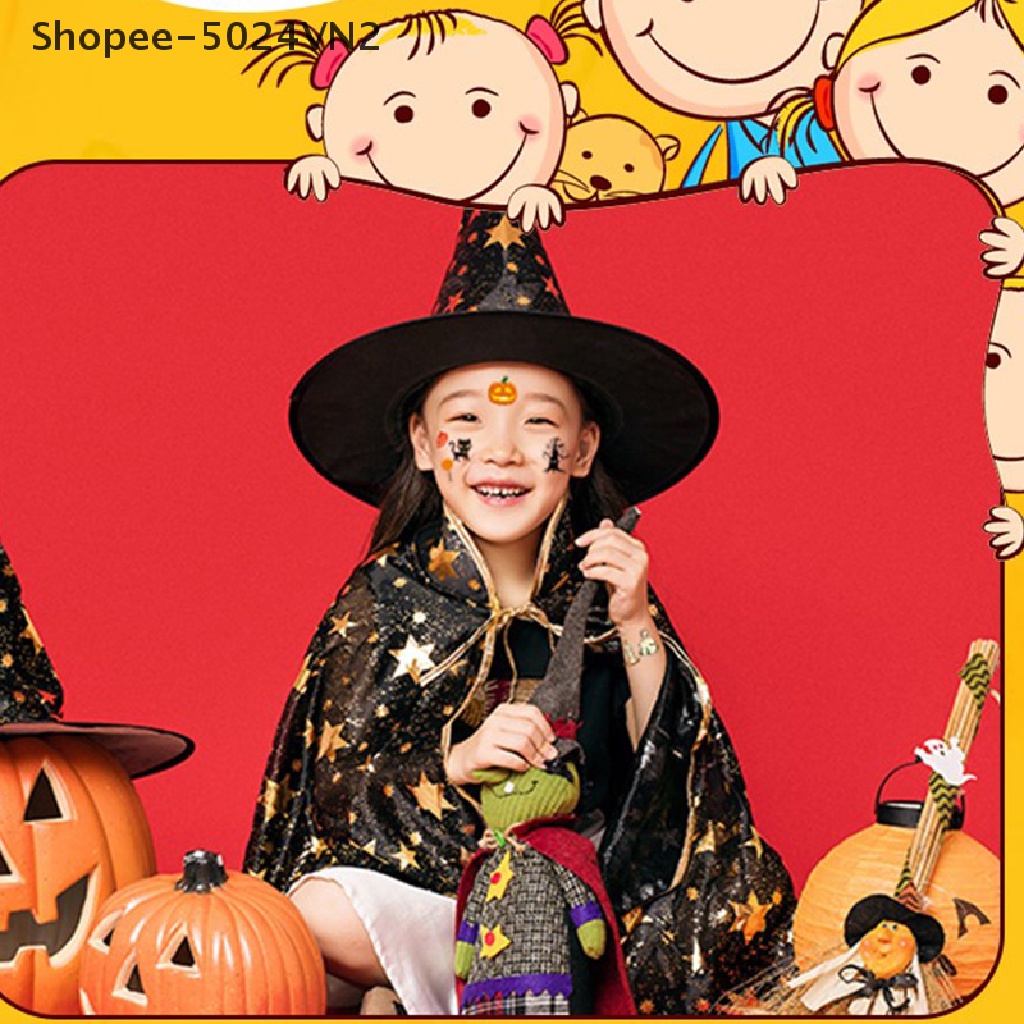 Set 12 Hình Xăm Dán Halloween Cho Bé