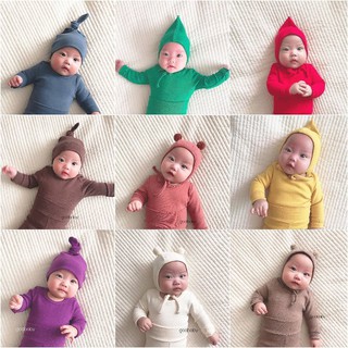 [SALE XẢ] Mũ chóp, mũ thắt nút bộ Wonwon Winwin Peekaboo