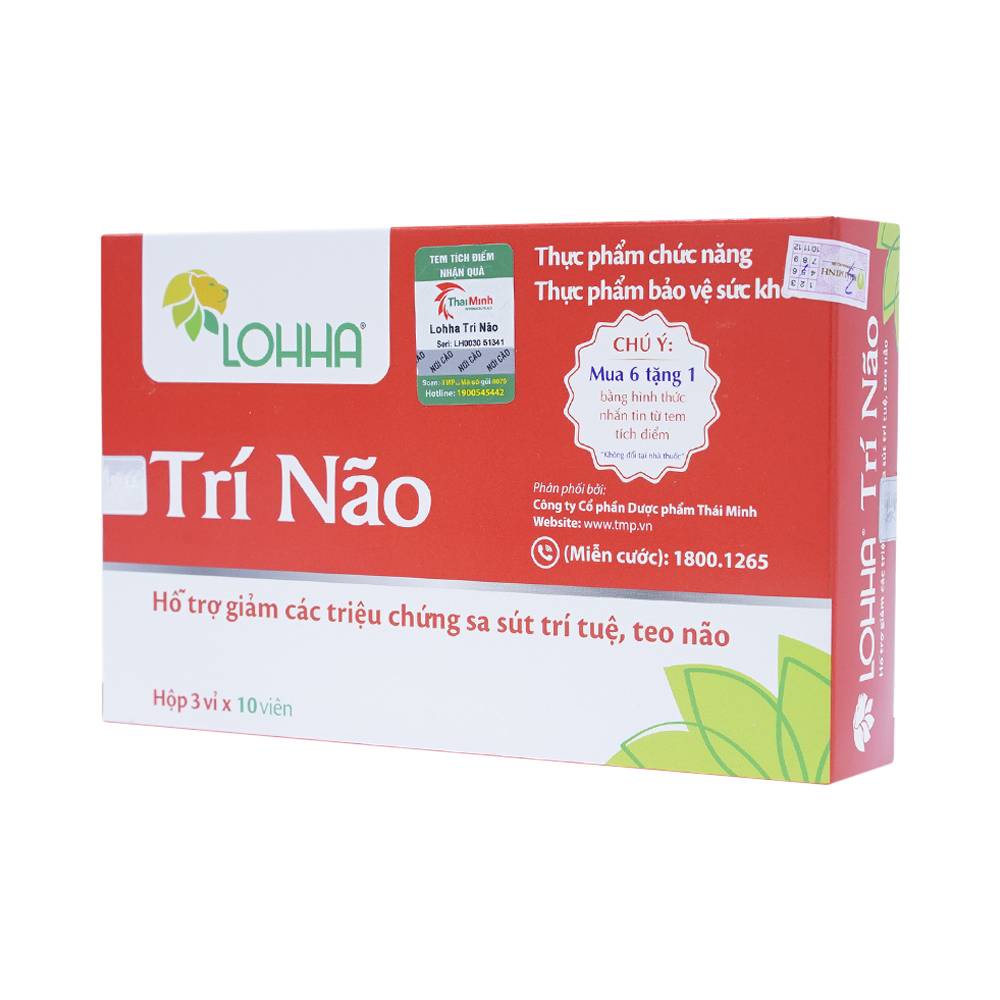 Lohha Trí Não - hỗ trợ giảm các triệu chứng sa sút trí tuệ