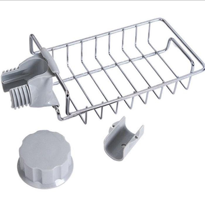 Giá Treo Vòi INOX Để Đồ Giẻ Rửa Chén Bát