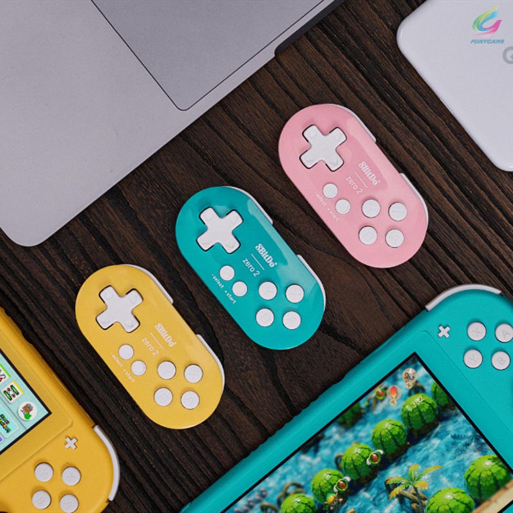 Tay Cầm Chơi Game Bluetooth Cầm Tay 8BitDo Zero 2 12 Tiếng Cho Nintendo Switch Windows Android macOS