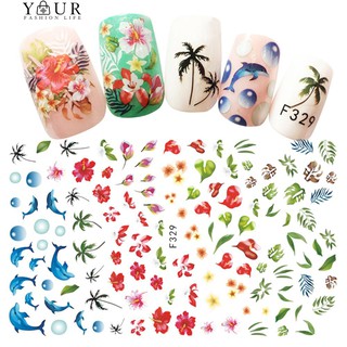 Sticker dán móng họa tiết trái cây