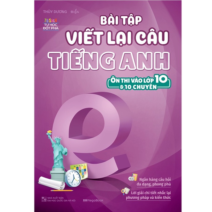 Sách Bài tập viết lại câu tiếng Anh