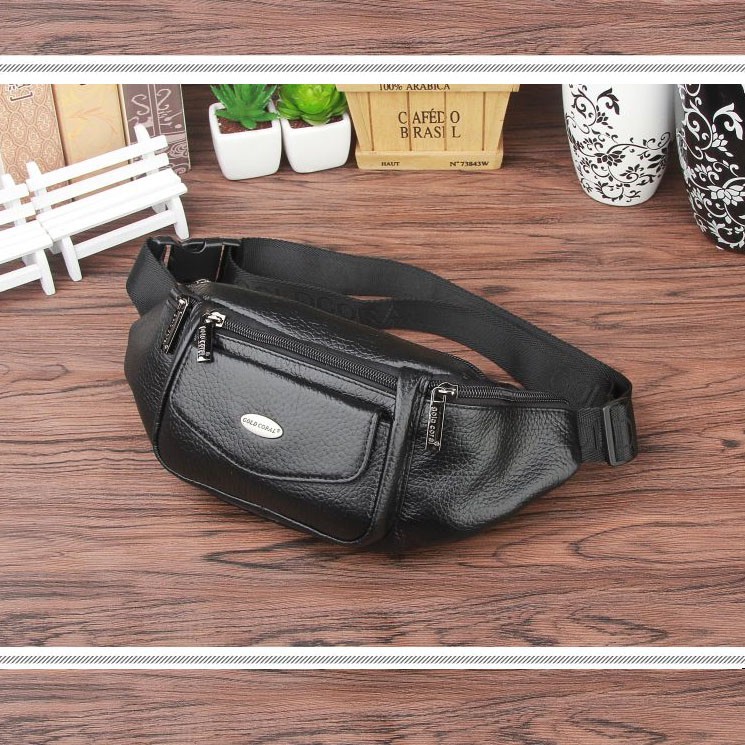 Túi bao tử da bò cao cấp dáng thể thao cực nam tính - TDB01 | BigBuy360 - bigbuy360.vn