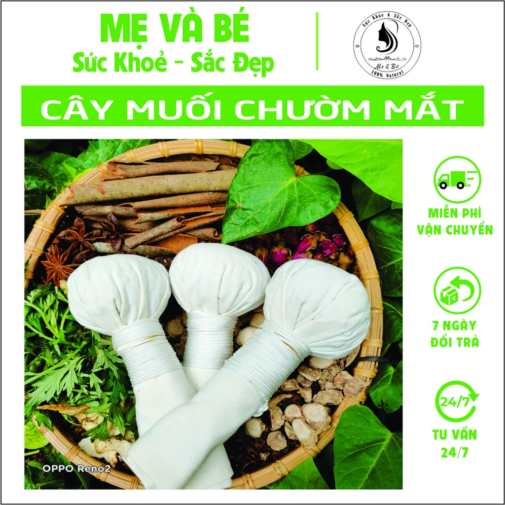 Cây muối chườm mắt, Túi chườm nóng, Cây muối chườm mắt sau sinh