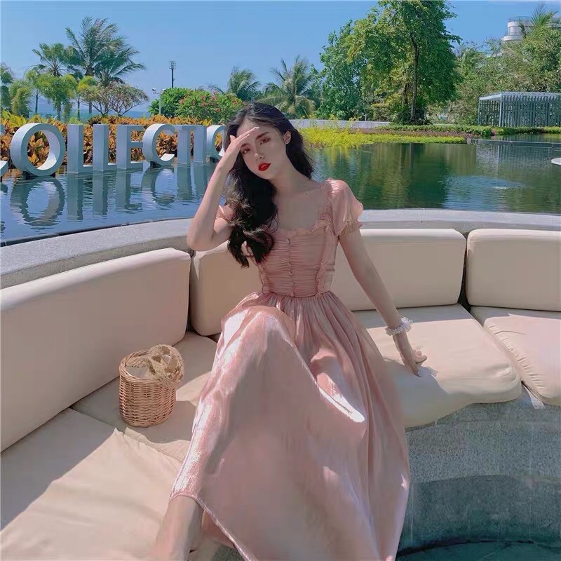 Đầm Công Chúa Hồng Lấp Lánh