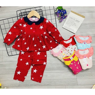 Bộ bánh bèo dành cho bé gái (bộ đồ dài tay cho bé gái)