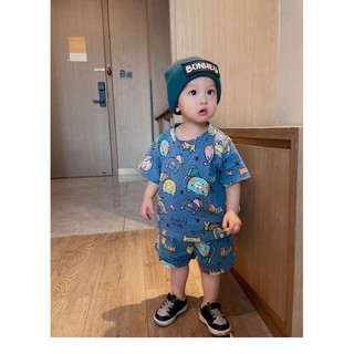 Bộ quần áo hè cho bé trai siêu mát từ 8 tháng đến 6 tuổi