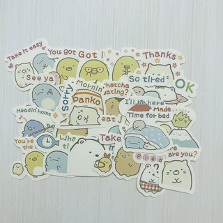 [Twins Plus] Sticker gia đình Sumikko Surashi dán trang trí laptop, máy tính bỏ túi, vali, điện thoại, đàn ghi