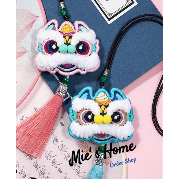 DIY / BỘ KIT TỰ THÊU trung thu LÂN TÌNH DUYÊN / KIT nguyên liệu tự làm túi thơm - Mie Handmade Shop