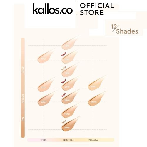 Kem Nền Hera Silky Stay 24H Longwear Foundation - Kallos Vietnam