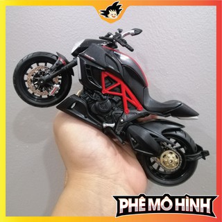[ TẶNG QUÀ ] Mô Hình Mô tô Ducati Diavel [ FREESHIP ], tỉ lệ 1:12, Chính hãng MAISTO