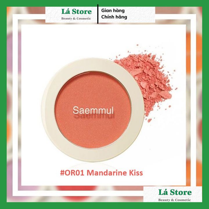 Phấn má hồng siêu mịn The Saem Saemmul Single Blusher