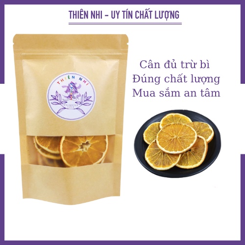 Cam vàng sấy khô Thiên Nhi hàng đẹp loại 1 20G - 100G dùng pha trà trang trí bánh kem decor đều được