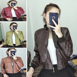 [hàng đẹp] Áo khoác da nữ đủ màu mã 38