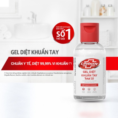 [QUÀ TẶNG KHÔNG BÁN] Gel Rửa Tay Khô Lifebuoy Bảo Vệ Vượt Trội ( chai 50ml )