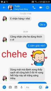 Bột trắng răng chehe